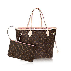 [스페셜오더]LOUIS VUITTON-M56584 루이비통 크림 카멜 모노그램 자이언트 LV 크래프티 네버풀 MM