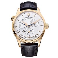 [스페셜오더]JAEGER LECOULTRE-예거 르쿨트르 마스터 크로노그래프 핑크 골드 다이아 베젤 드레스 워치 40mm