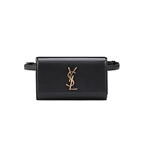 [스페셜오더]SAINT LAURENT-534395 생 로랑 블랙 페이던트 케이트 벨트백