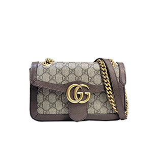 [스페셜오더]Gucci-‎446744 구찌 블랙 GG 마몽 미니 숄더백 22cm