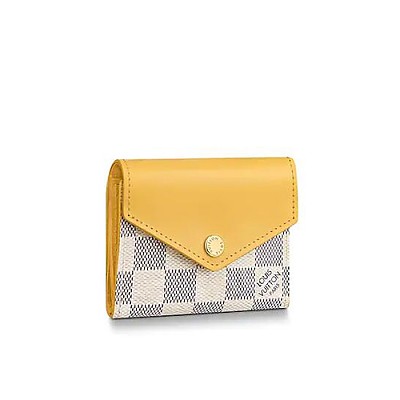 [스페셜오더]LOUIS VUITTON-N60166 루이비통 코클리코 송아지 가죽 다미에 에벤 캔버스 조에 월릿