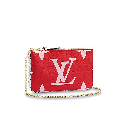 [스페셜오더]LOUIS VUITTON-N60254 루이비통 다미에 에벤 로즈 발레린 포쉐트 더블 집