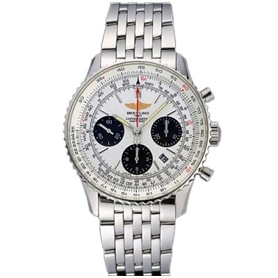 [스페셜오더]BREITLING-브라이틀링 내비타이머 크로노그래프 GMT 스틸 블랙 46mm