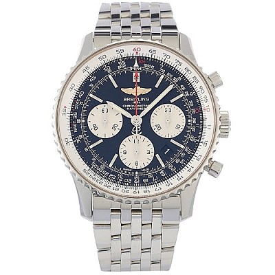 [스페셜오더]BREITLING-브라이틀링 내비타이머 01 크로노그래프 스틸 남성시계43mm