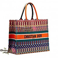 [스페셜오더]CHRISTIAN DIOR-M1286 디올 블루 Dior Palms 자수 DIOR BOOK TOTE 백