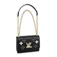 [스페셜오더]LOUIS VUITTON-M52503 루이비통 블랙 에삐 레더 LV 참 장식 트위스트 MM