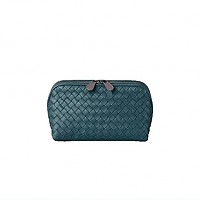 [스페셜오더]BOTTEGA VENETA-547252 보테가 베네타 라이트 토르말린 코스메틱 인트레치아토 나파 케이스