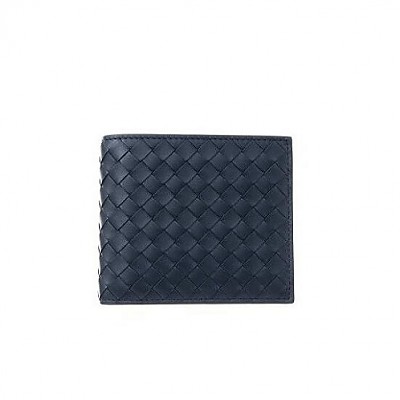 [스페셜오더]BOTTEGA VENETA-605721 보테가 베네타 블랙 인트레치아토 위빙 폴더 지갑 #sa보테가베네타