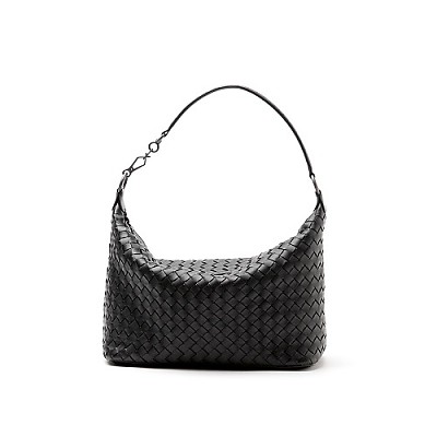 [스페셜오더]BOTTEGA VENETA-239988 보테가 베네타 그레이 인트레치아토 나파 스몰 숄더백