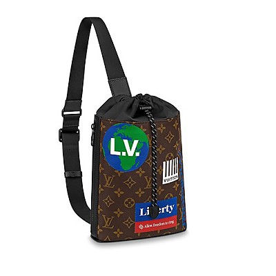 [스페셜오더]LOUIS VUITTON-M30741 루이비통 블랙 타이가라마 아웃도어 슬링 백