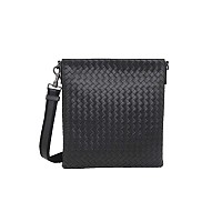 [스페셜오더]BOTTEGA VENETA-493961 보테가 베네타 네로 세라그래피 프린트 인트레치아토 나파 메신저백