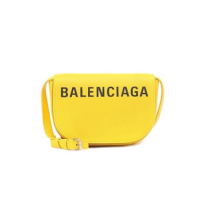 [스페셜오더]BALENCIAGA-550639 발렌시아가 JAUNE NATUREL 스몰 빌리 데이 박스 숄더백 XS