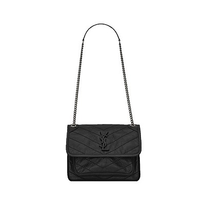 [스페셜오더]YSL-633158 생 로랑 블랙 NIKI 미디엄 숄더백 28cm