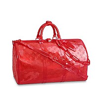 LOUIS VUITTON-M11596 루이비통 블랙 브러시드 모노그램 키폴 반둘리에 50