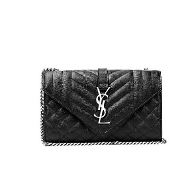 [스페셜오더]SAINT LAURENT-600195 생 로랑 골드 샌드 마틀라세 골드 엔벨로프 스몰 숄더백