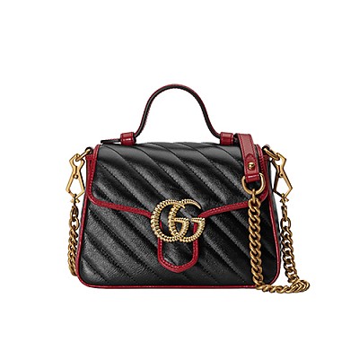 [스페셜오더]GUCCI-583571 9772 구찌 베이지 GG 캔버스 마몽 미니 탑 핸들백