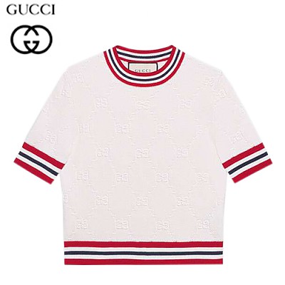 GUCCI-579818 9376 구찌 GG 울 실크 탑