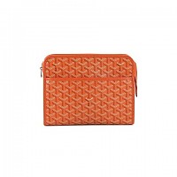 [스페셜오더]GOYARD-고야드 화이트 코튼 캔버스 Nécessaire polished 파우치