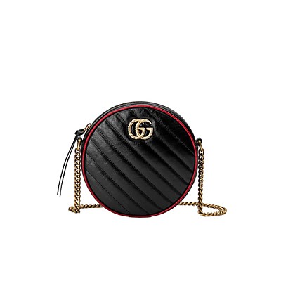 [스페셜오더]GUCCI-550154 9689 구찌 GG 마몽 미니 라운드 숄더백