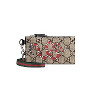 [스페셜오더]GUCCI-523903 9SEAN 8669 구찌 타이거 프린트 GG 슈프림 Web 스트랩 카드 케이스