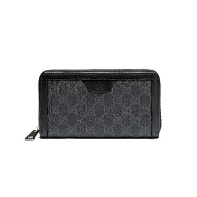 GUCCI-322141 1078 구찌 블랙 GG 수프림 Bi-fold 이미테이션 남성 반지갑