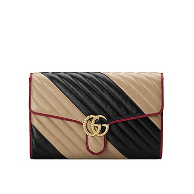 [스페셜오더]GUCCI-498079 4430 구찌 GG 마몽 페트롤 블루 벨벳 클러치