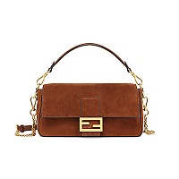 [스페셜오더]FENDI-8BR600 펜디 핫핑크 FF 엠보싱 미디엄 바게트 백