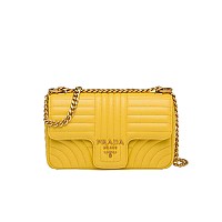 [스페셜오더]PRADA-1BD108 프라다 화이트 다이어그램 미디엄 숄더백