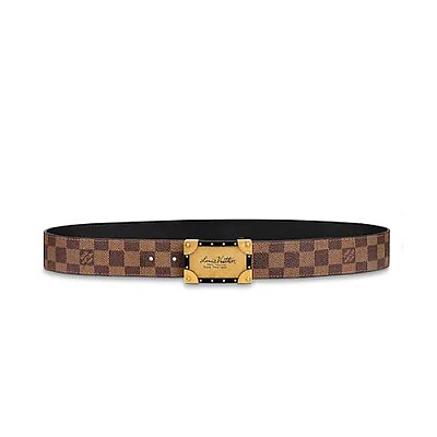 LOUIS VUITTON-M0184U 루이비통 다미에 그라파이트 네오 트렁크 리버서블 벨트 40MM