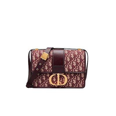 [스페셜오더]DIOR-디올 버건디 Oblique 30 MONTAIGNE 백 24cm