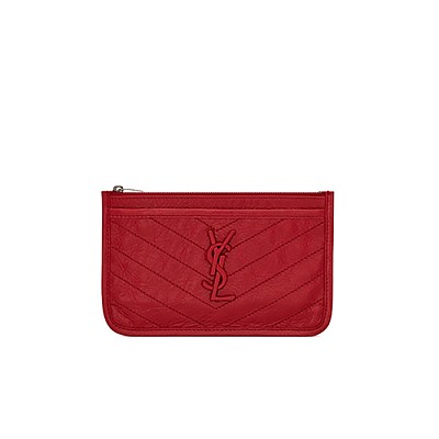 SAINT LAURENT-583577 생 로랑 화이트 빈티지 니키 파우치