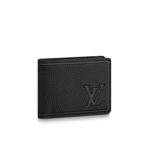 [스페셜오더]LOUIS VUITTON-M68236 루이비통 블랙 카프스킨 가죽 멀티플 월릿