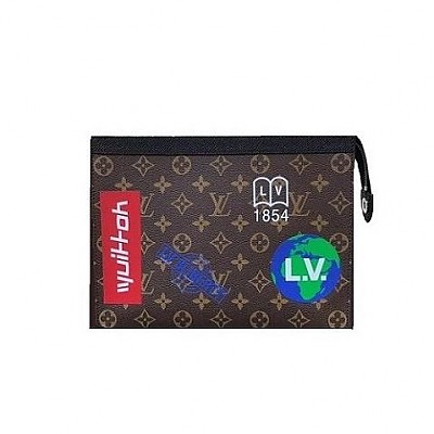 [스페셜오더]LOUIS VUITTON-N60307 루이비통 다미에 그라파이트 옐로우 레터링 포쉐트 보야주 MM