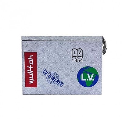 [스페셜오더]LOUIS VUITTON-N60176 루이비통 다미에 그라파이트 그린 픽셀 포쉐트 보야주 MM