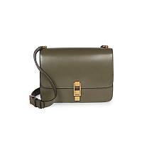 [스페셜오더]SAINT LAURENT-585060 생 로랑 블랙 스웨이드 CARRE SATCHEL 카레 사첼백