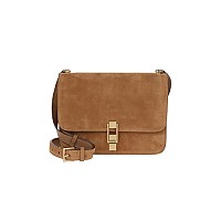 [스페셜오더]SAINT LAURENT-585060 생 로랑 블랙 스웨이드 CARRE SATCHEL 카레 사첼백