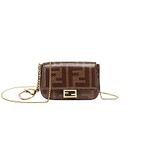 [스페셜오더]FENDI-7AR798 펜디 블랙 페이턴트 나노 바게트 참