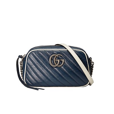 [스페셜오더]GUCCI-447632 9086 홍콩구찌명품 차이니스 발렌타이 데이 GG 마몽 GG 애플 프린트 스몰 숄더백