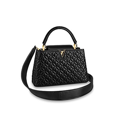 [스페셜오더]LOUIS VUITTON-M55534 루이비통 로즈 스위트 핑크 모노그램 플라워 퀄팅 카퓌신 BB