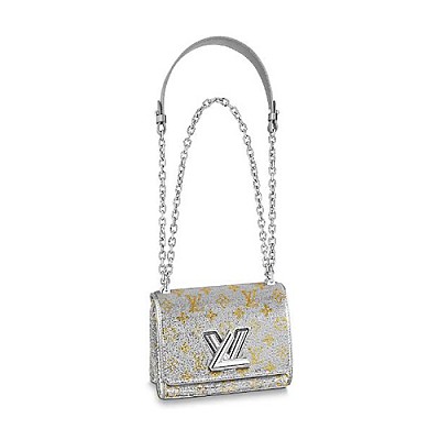 [스페셜오더]LOUIS VUITTON-M58569 루이비통 블랙 토뤼옹 터프팅 디테일 트위스트 PM