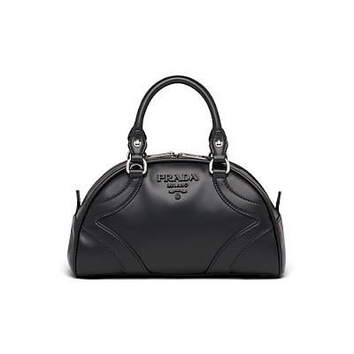 [스페셜오더]PRADA-1BB071 프라다레플리카 코냑/화이트 스몰 숄더 볼링백