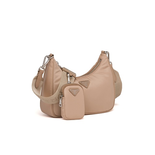 [스페셜오더]PRADA-1BH204 #프라다짝퉁 까메오 베이지 나일론 리에디션 멀티 호보백