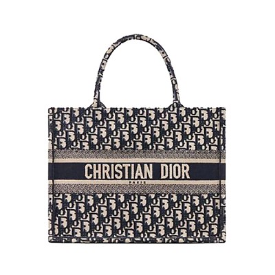 [스페셜오더]DIOR-M1296 디올 그레이 Toile de Jouy 자수 스몰 BOOK TOTE 백