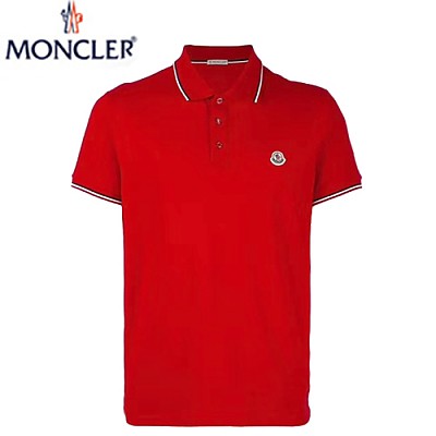 MONCLER-03093 몽클레어 라이트 블루 코튼 티셔츠 남성용