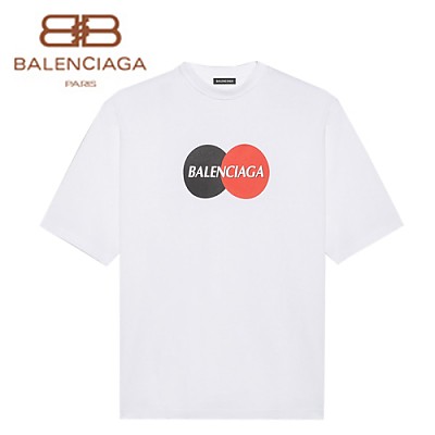 BALENCIAGA-620969 발렌시아가 화이트 Uniform 라지 핏 티셔츠