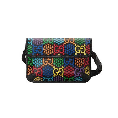 [스페셜오더]GUCCI-598181 8497 구찌 블루/레드 GG 울 벨트 백