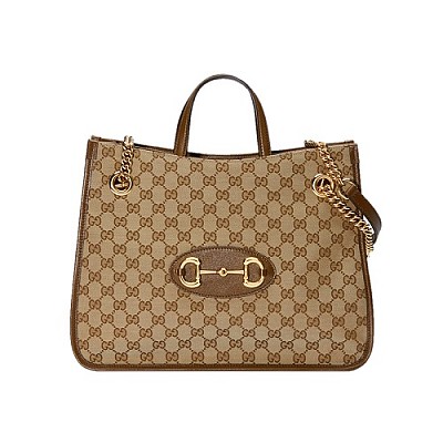 [스페셜오더]GUCCI-‎623694 8563 구찌 브라운 오리지널 GG 홀스빗 1955 토트백