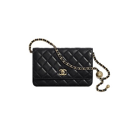 [스페셜오더]CHANEL-A80982 샤넬 램스킨 쉐브론 핑크 골드메탈 WOC 체인 지갑