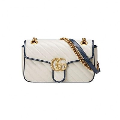 [스페셜오더]Gucci-443497 구찌 블랙 GG 마몽 스몰 숄더백 26cm