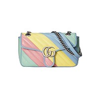 GUCCI-443497 4143 구찌 블루 GG 데님 GG 마몽 스몰 숄더백